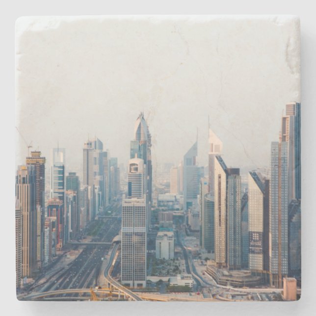 Posavasos De Piedra Calle Sheikh Zayed (Anverso)