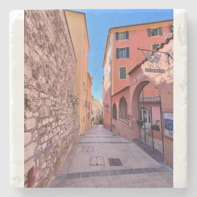 Posavasos De Piedra Calles Quaint French (Anverso)