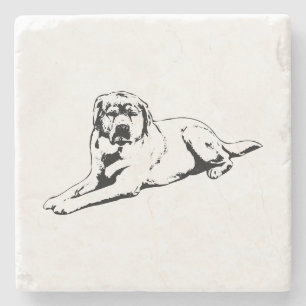 Posavasos De Piedra Calm Companion Etched