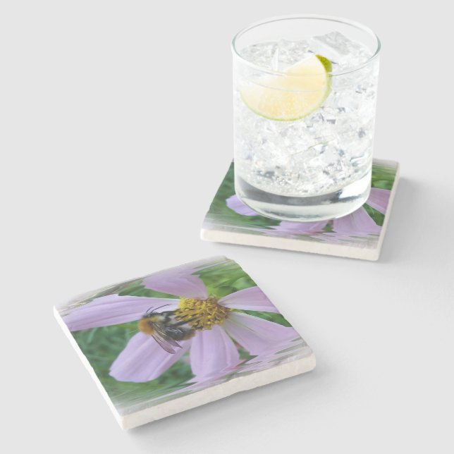 Posavasos De Piedra Calor de verano (Lateral)