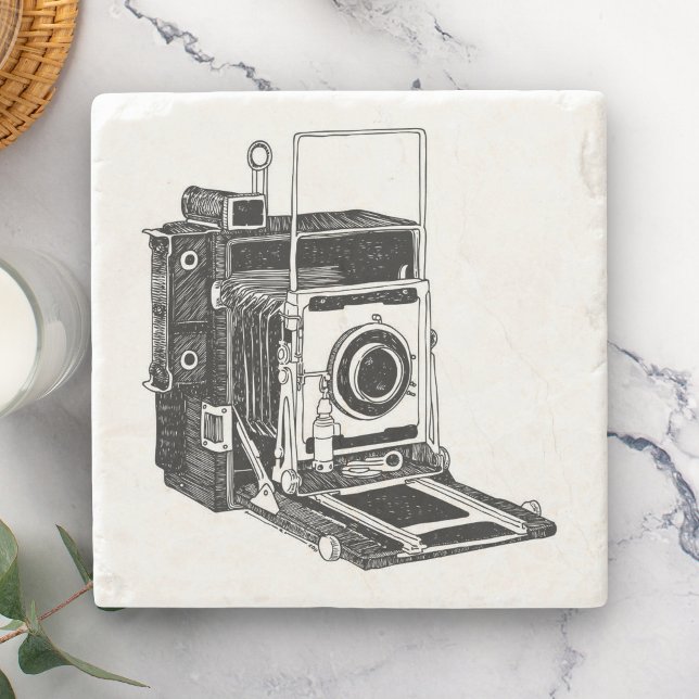 Posavasos De Piedra Cámara vintage (Subido por el creador)