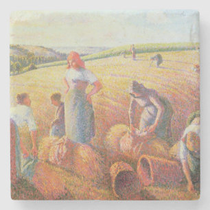 Posavasos De Piedra Camille Pissarro el   los Gleaners, 1889