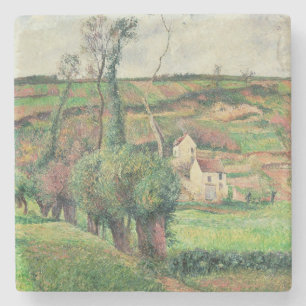 Posavasos De Piedra Camille Pissarro Pistas de col, Pontoise, 1