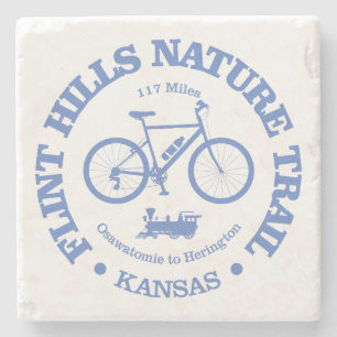Posavasos De Piedra Camino de la Naturaleza de Flint Hills (ciclismo)