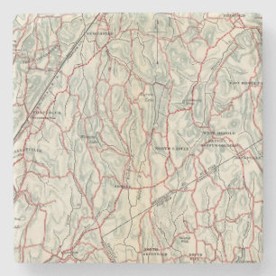 Posavasos De Piedra Caminos de la bicicleta en Nueva York y