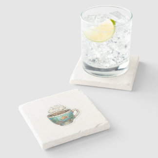 Posavasos De Piedra Camiseta de Coffee Ocean Fish – Peces caprichosos