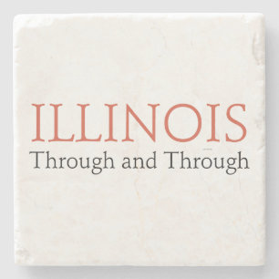 Posavasos De Piedra CAMISETA Illinois