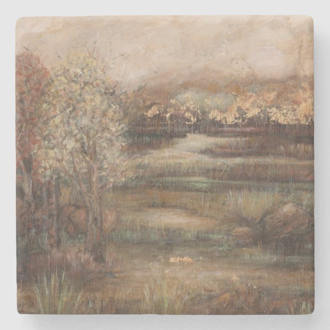 Posavasos De Piedra Campo de sueños I (Anverso)