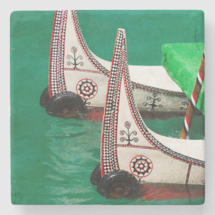 Posavasos De Piedra Canoa de la gente aborigen