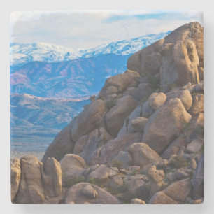 Posavasos De Piedra Cantos rodados y montañas