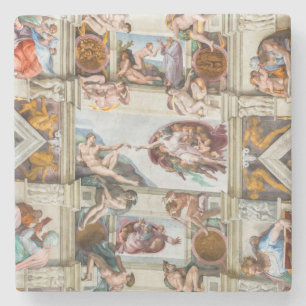 Posavasos De Piedra Capilla Sixtina Michelangelo - Vaticano, Roma, Ita