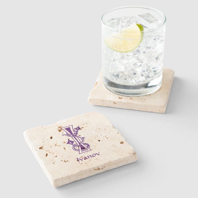 Posavasos De Piedra Capital decorativa Botánica Medieval I (Lateral)