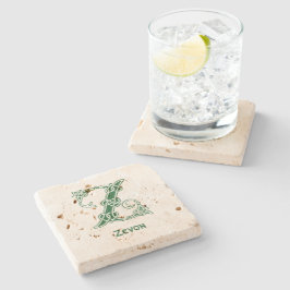 Posavasos De Piedra Capital decorativa del nudo celta del siglo XVI Z