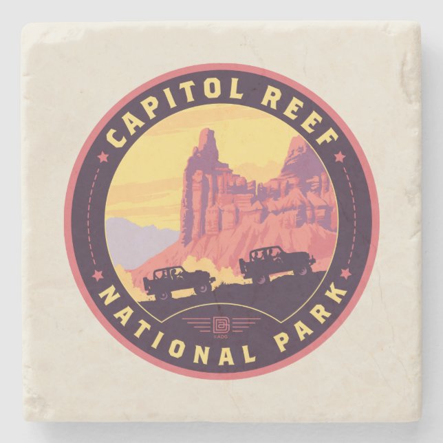 Posavasos De Piedra Capitol Reef National Park (Anverso)
