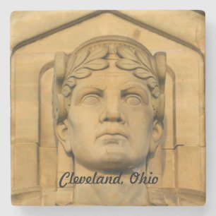 Posavasos De Piedra Cara del puente de Cleveland (romano)