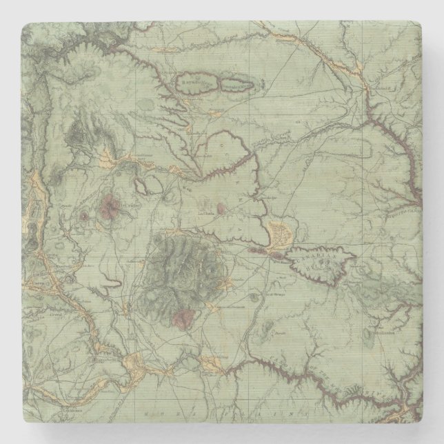 Posavasos De Piedra Características económicas de New México (Anverso)