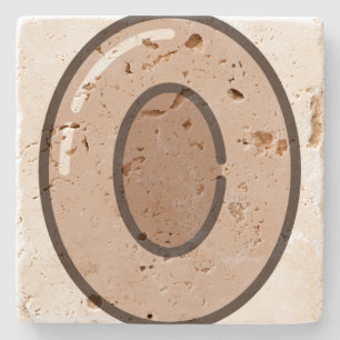 Posavasos De Piedra caramelo