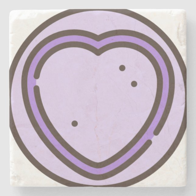 Posavasos De Piedra caramelo 1 (Anverso)