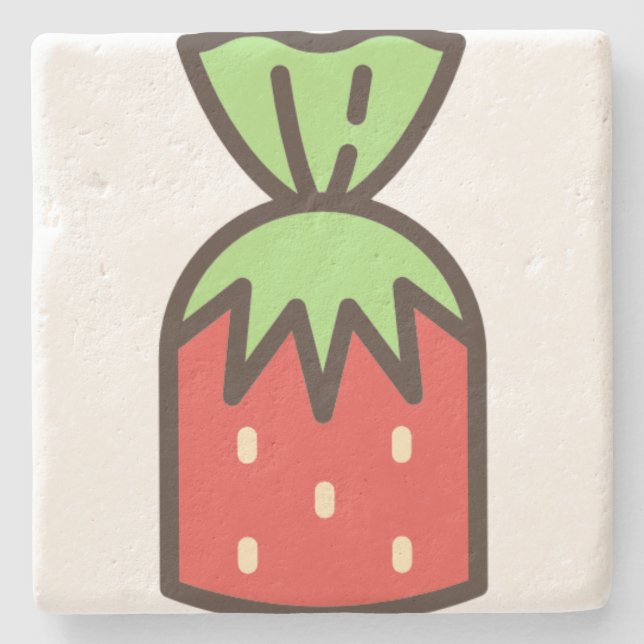 Posavasos De Piedra caramelo 4 (Anverso)