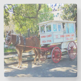 Posavasos De Piedra Caramelo romano, práctico de costa romano del