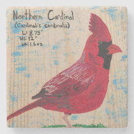 Posavasos De Piedra Cardinal Stone Coaster