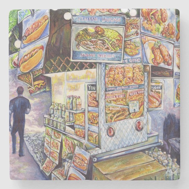 Posavasos De Piedra Carga de trabajo artística extraordinaria (Anverso)