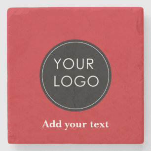 Posavasos De Piedra Cargar El Logotipo De Su Personalizado De Negocios