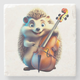 Posavasos De Piedra Caricatura, Personalizado, Ilustracion A musical