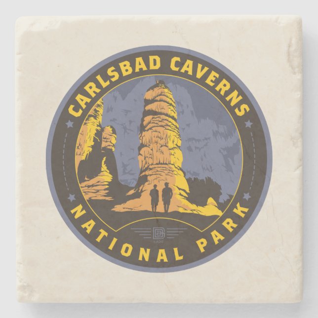 Posavasos De Piedra Carlsbad National Park (Anverso)