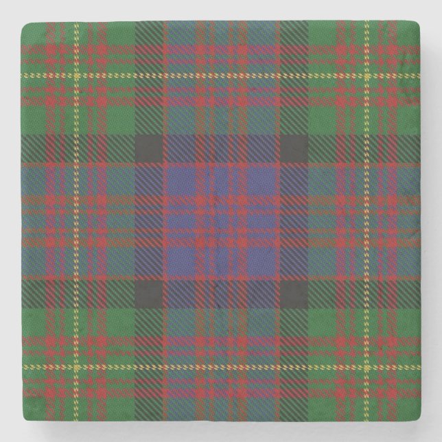 Posavasos De Piedra Carnegie Tartan (Anverso)