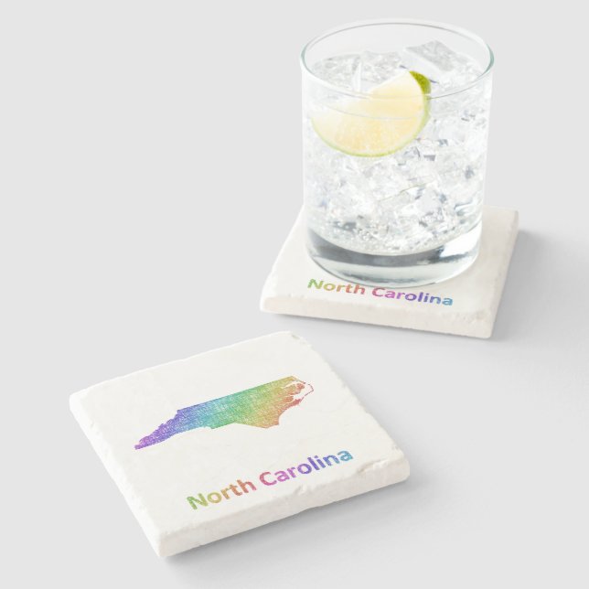 Posavasos De Piedra Carolina del Norte (Lateral)