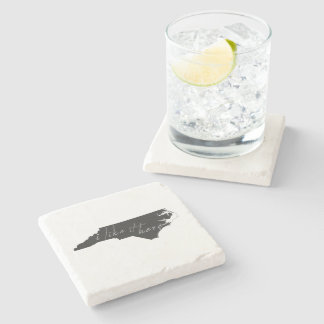 Posavasos De Piedra Carolina Del Norte Me Gusta Aquí Chalkboard