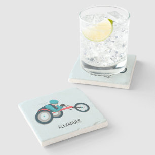 Posavasos De Piedra Carreras en silla de ruedas