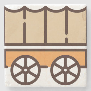 Posavasos De Piedra Carro de vagón