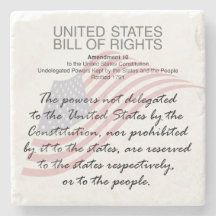 Carta De Derechos De Los Estados Unidos. Décima En