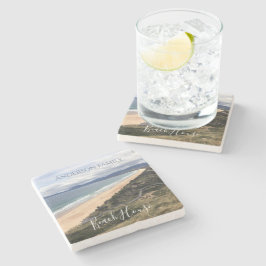 Posavasos De Piedra Casa de playa con vistas personalizadas a la monta