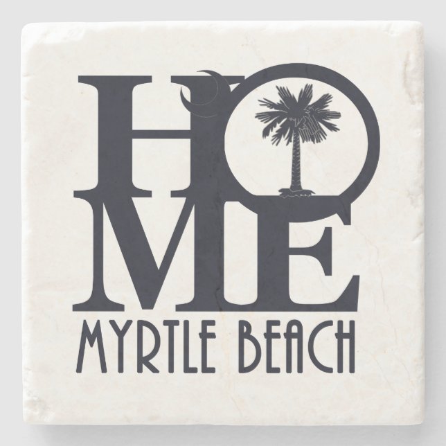 Posavasos De Piedra CASA Myrtle Beach (Anverso)
