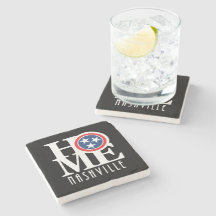 CASA Nashville Tennessee Stone Coaster