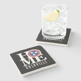 Posavasos De Piedra CASA Nashville Tennessee Stone Coaster