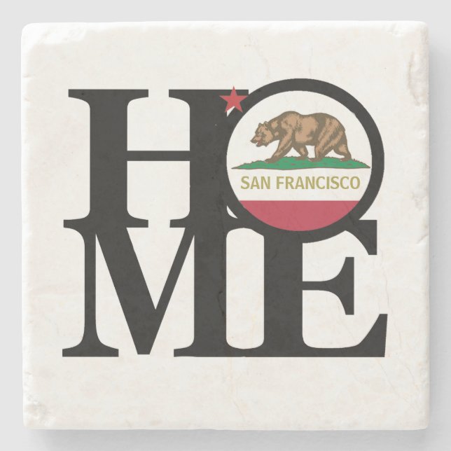 Posavasos De Piedra CASA San Francisco Stone Coaster (Anverso)