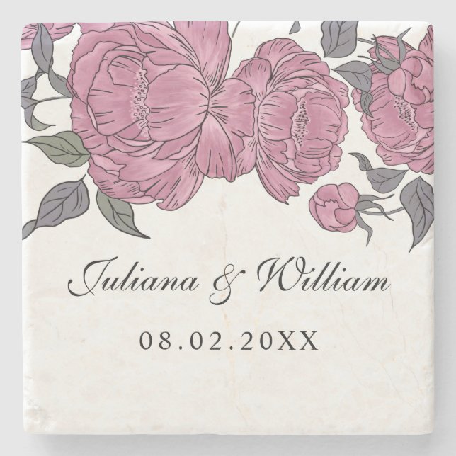 Posavasos De Piedra Casas de verano (Anverso)