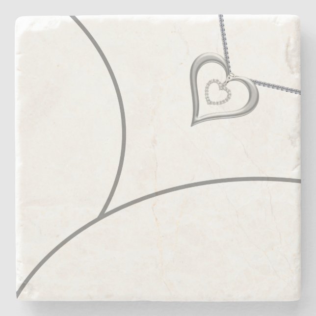 Posavasos De Piedra Casas de vestir de novia (Anverso)