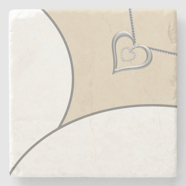 Posavasos De Piedra Casas de vestir de novia (Anverso)