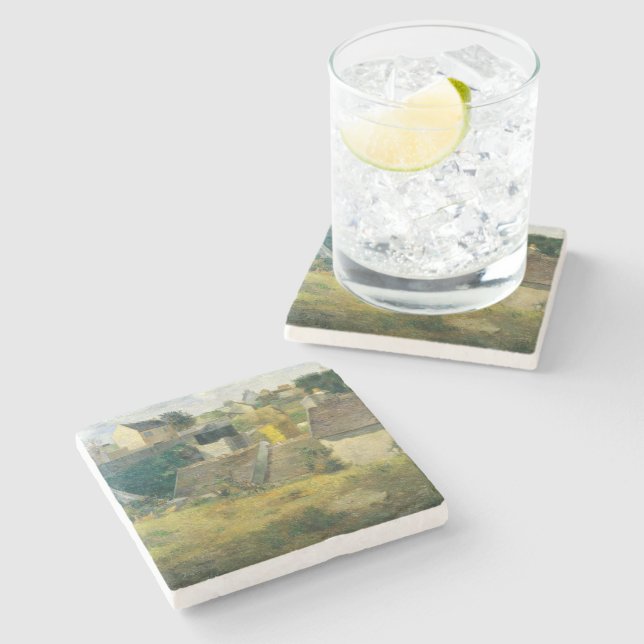 Posavasos De Piedra Casas Paul Gauguin en Vaugirard (Lateral)