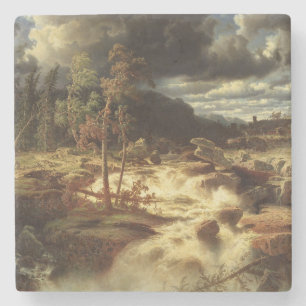 Posavasos De Piedra Cascada en Suecia (por Marcus Larson)