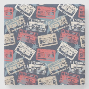 Posavasos De Piedra Casetes antiguos de música vintage impecables