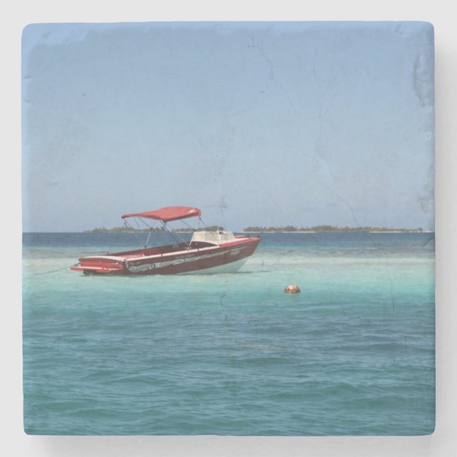 Posavasos De Piedra Castaway Daydream - Tahiiti (Anverso)