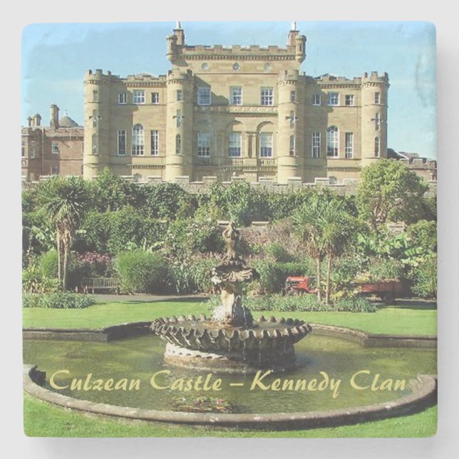 Posavasos De Piedra Castillo Culzean - Kennedy Clan (Anverso)
