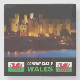 POSAVASOS DE PIEDRA CASTILLO DE CONWAY, GALES