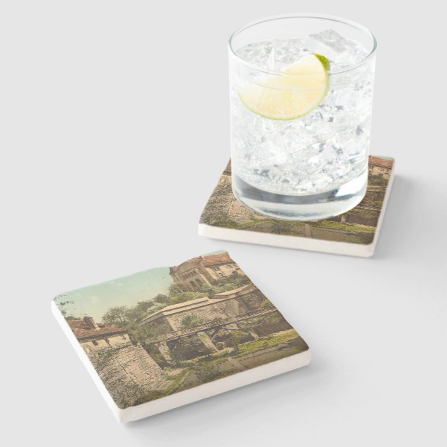 Posavasos De Piedra Castillo de Nuremberg, Baviera, Alemania (Lateral)